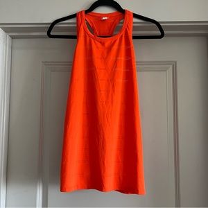 Athleta Athletic Racerback Tank Top | Orange | Size SP